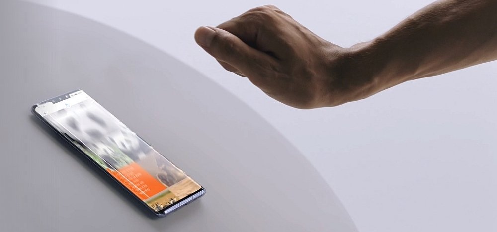SMARTFON HUAWEI MATE 30 PRO gesty czujnik sterowanie