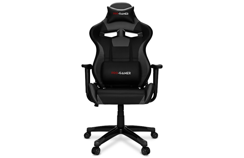 Fotel PRO-GAMER Aguri Czarno-szary zestaw