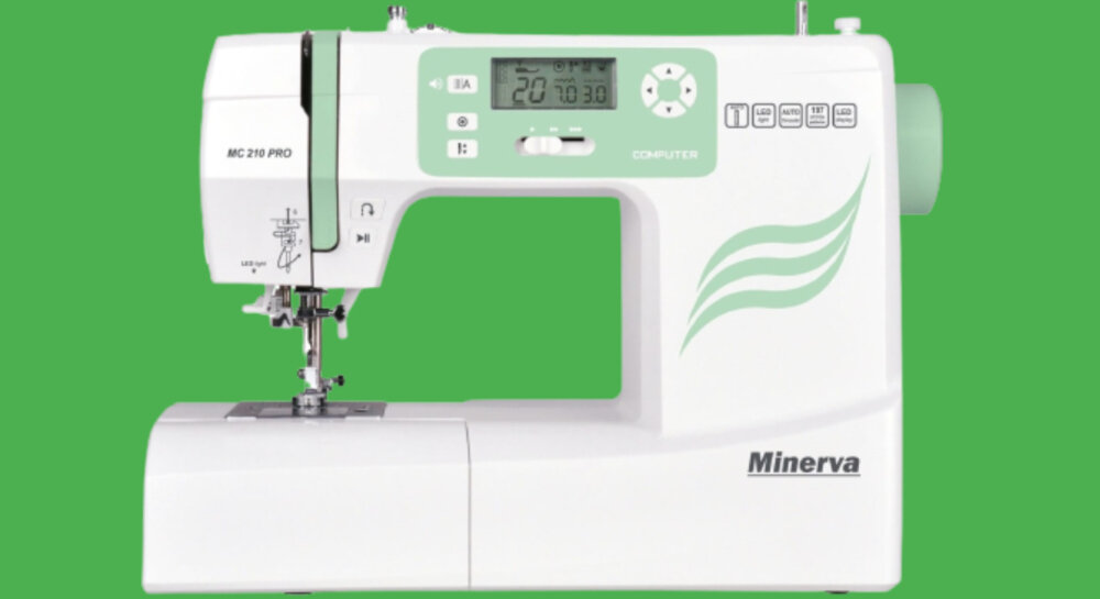 Maszyna do szycia MINERVA MC210PRO mocna trawala wysoka moc 70W