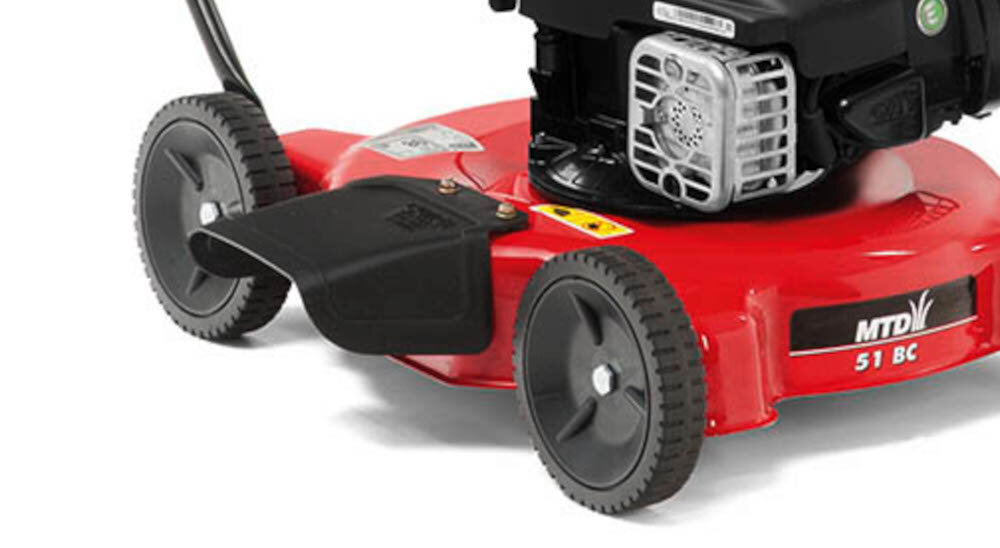 Kosiarka spalinowa MTD 51 BC Briggs&Stratton 575 EX-Series wyrzut boczny mulczowanie szerokość robocza wysokość koszenia 3-stopniowej skali reguluje wysokość koszenia