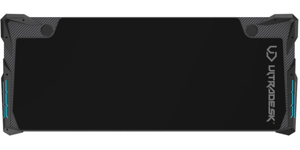 BIURKO DLA GRACZA ULTRADESK SPACE XXL wloty na przewody okablowanie