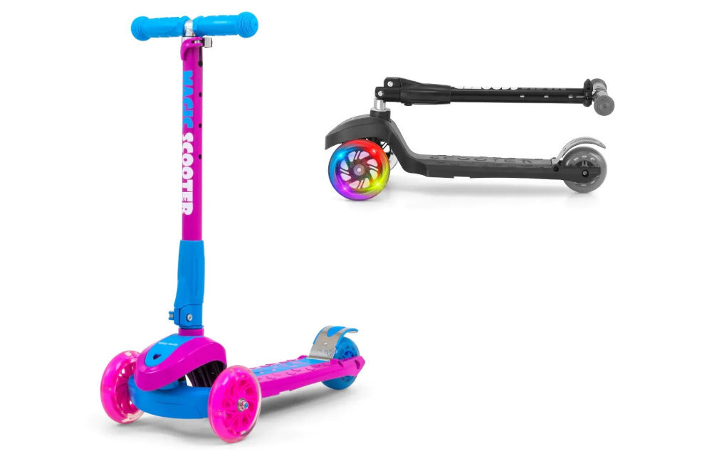 Hulajnoga dla dzieci MILLY MALLY MAGIC stabilna pozycja w czasie jazdy