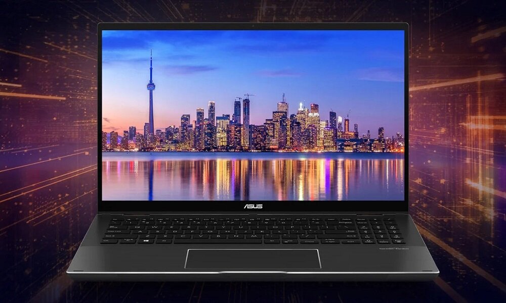 Laptop ASUS ZenBook Flip 15 - podswietlana klawiatura 
