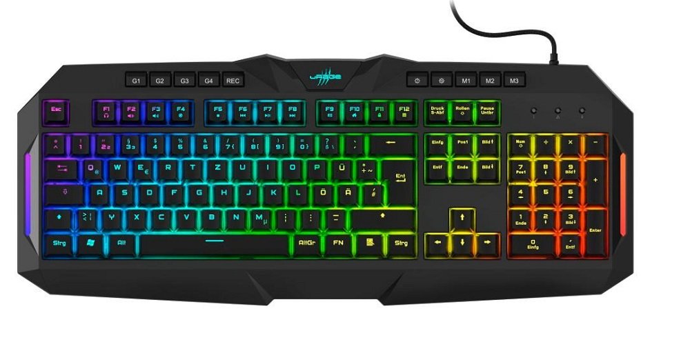 Klawiatura HAMA uRage Exodus 700 RGB Semi - Mechanical Czarny podświetlana klawiatura