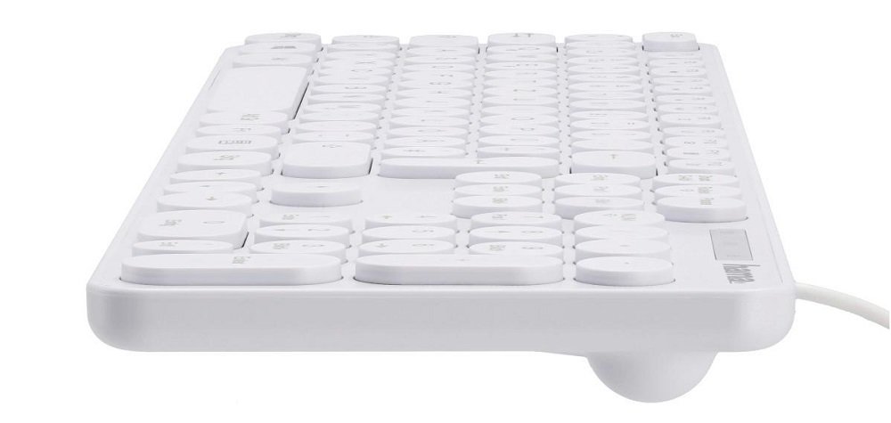Klawiatura HAMA KC-500 Biały 12 klawiszy multimedialnych