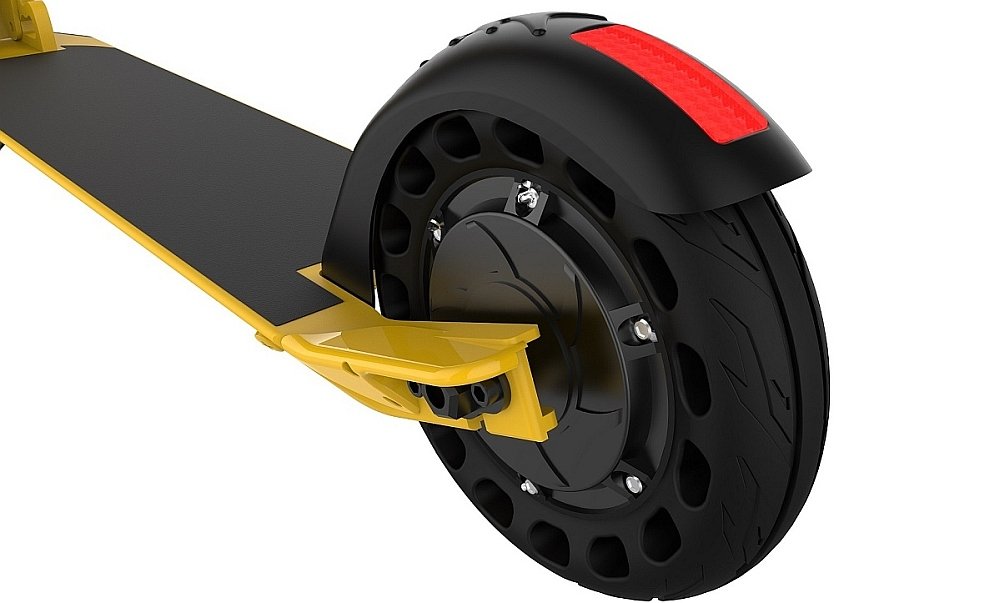 Hulajnoga elektryczna FRUGAL Comfy+ hamulce światła led odblaski 