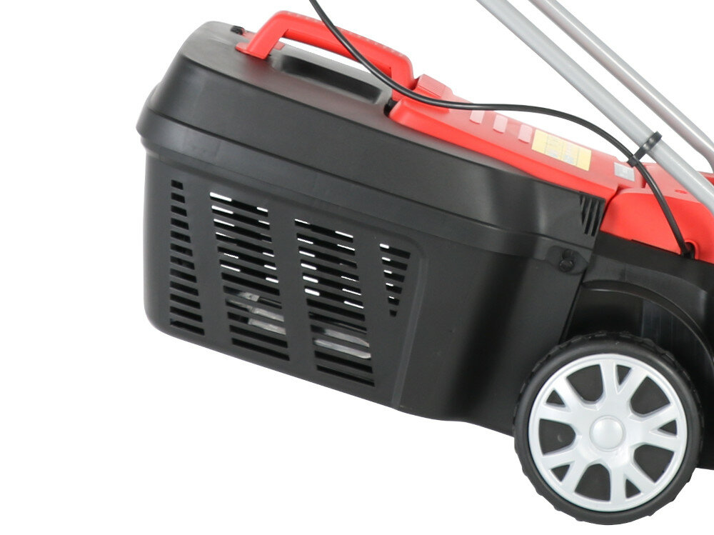 Kosiarka elektryczna LIDER KC1400A 1400W kosz plastikowy pojemność 35 litrów wskaźnik napełnienia kosza