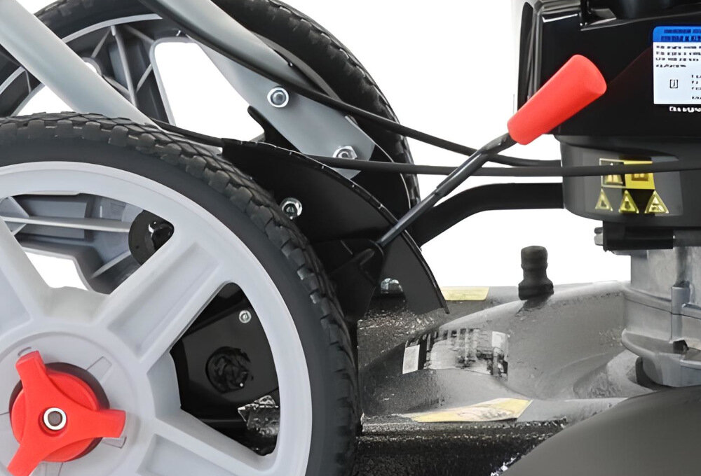 Kosiarka spalinowa LIDER CJ55BS750PBW preferowanej wysokości trawy mechanizmowi sprężynowemu 8-stopniowej skali