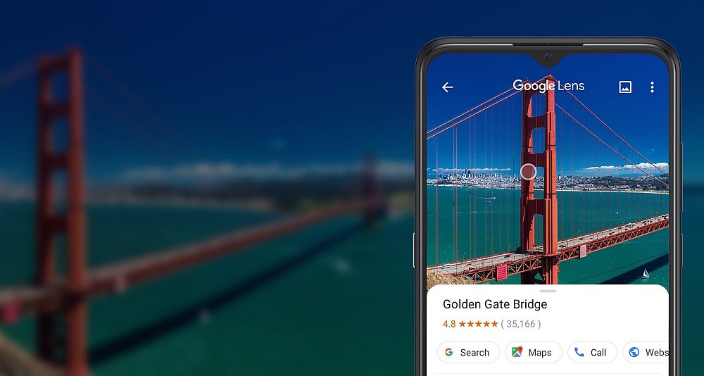 SMARTFON ALCATEL 3X 2019 aplikacje obiektyw google