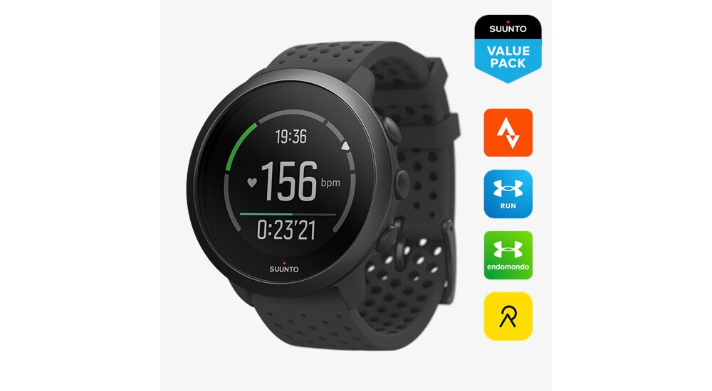 Zegarek sportowy SUUNTO 3 Szary tryby sportowe pływanie wodoszczelność