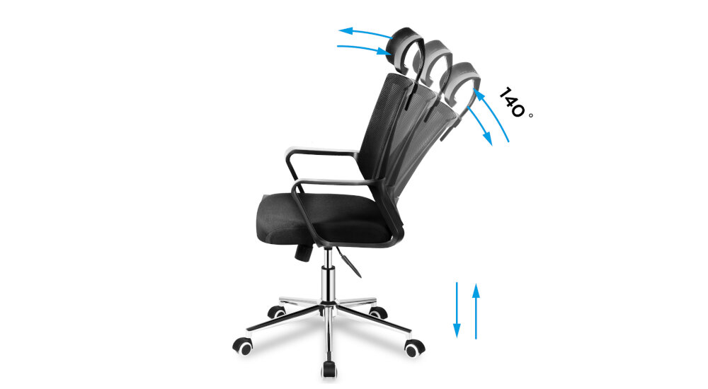 Fotel MARKADLER Manager 2.1 Czarny BUJANIE SIĘ MECHANIZM TILT