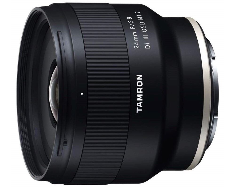 Obiektyw TAMRON 24 mm f-2.8 Di III OSD M1:2    ogniskowa przysłona ostrość pierścienie optyka soczewki powłoki montaż bagnet światło jasność zoom filtry waga silnik stabilizacja