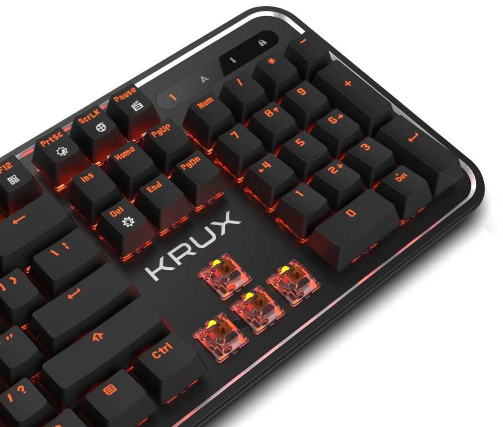 Klawiatura KRUX Comet Outemu Brown  - LED 