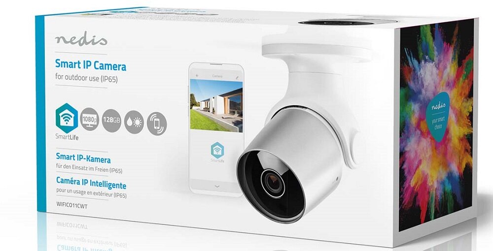 Kamera NEDIS WIFICO11CWT - Wodoodporna obudowa