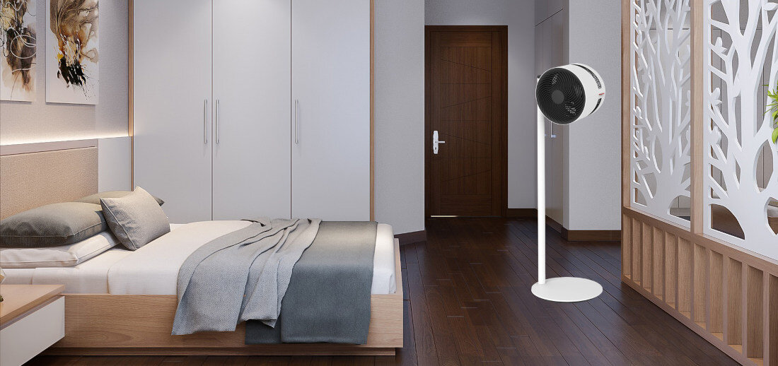 Wentylator BONECO Air Shower F230 Dla dobrego samopoczucia Silny strumień powietrza jakość atmosfery świeże powietrze i dobre samopoczucie