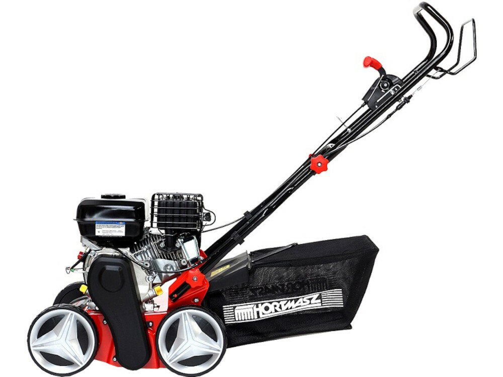 WERTYKULATOR SPALINOWY HORTMASZ HWS 240 B BRIGGS&STRATTON CR750 metalowa obudowa zabezpiecza przed uderzeniami kamieni