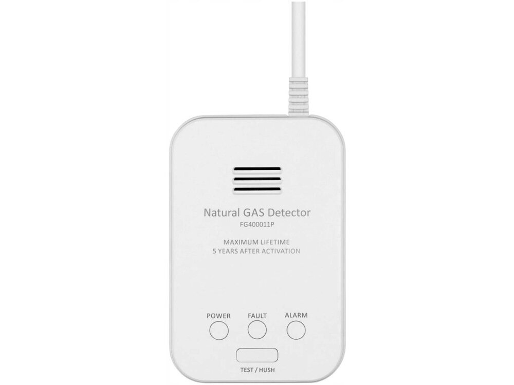 Czujnik gazu ELRO FG400011P precyzyjny sensor wykrywanie niskiego stezenia gazu niezwykla czulosc prog 6% DGW