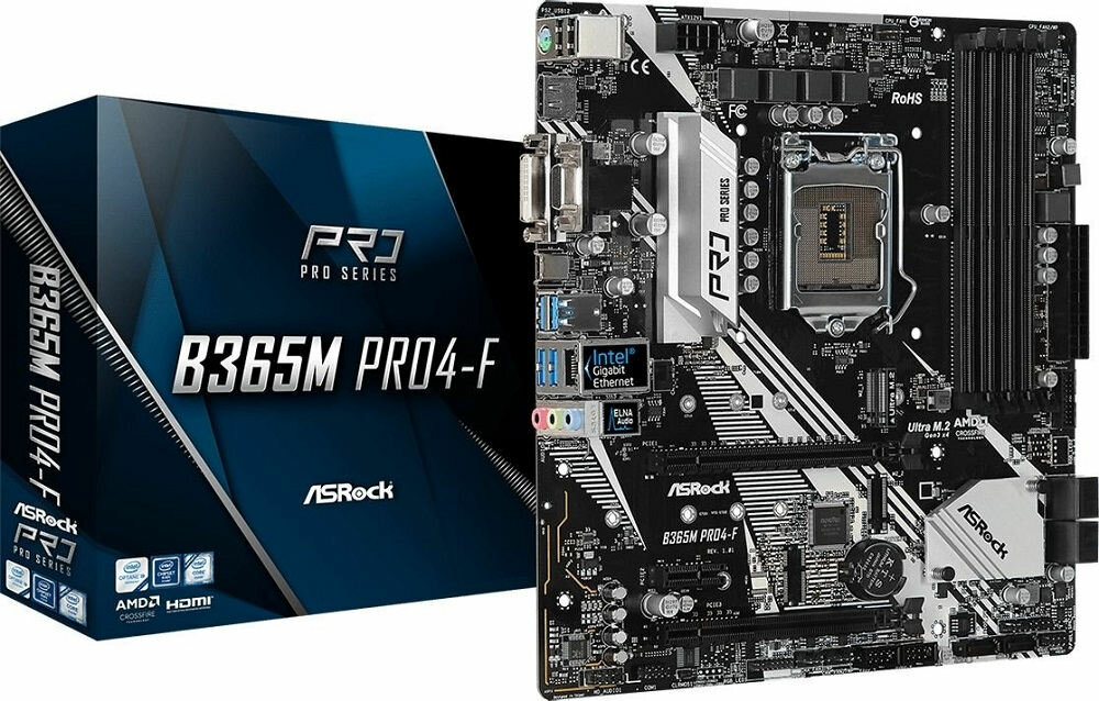 Płyta główna ASROCK B365M Pro4-F - nieiwelkie rozmiary