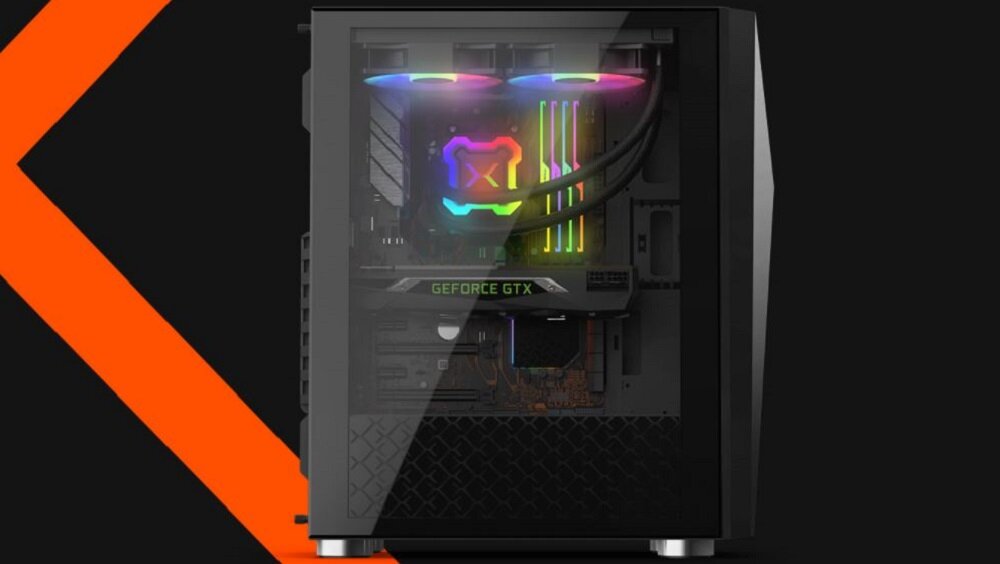 Obudowa PC KRUX Spike - pojemne wnetrze 