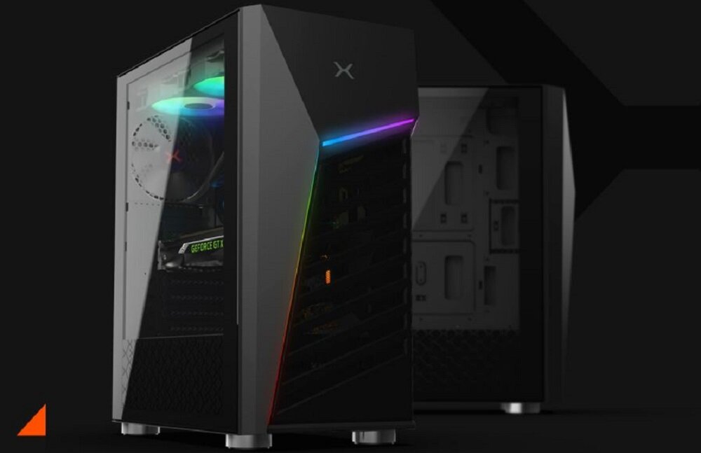 Obudowa PC KRUX Spike - Dwa wentylatory dla lepszego chłodzenia 