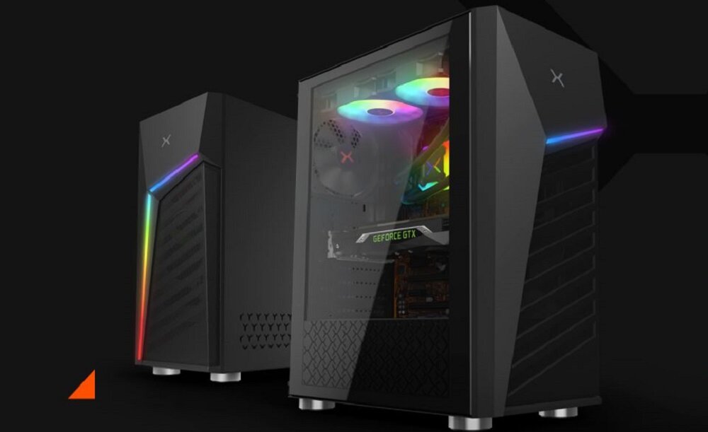 Obudowa PC KRUX Spike - Podręczy panel z gniazdami 