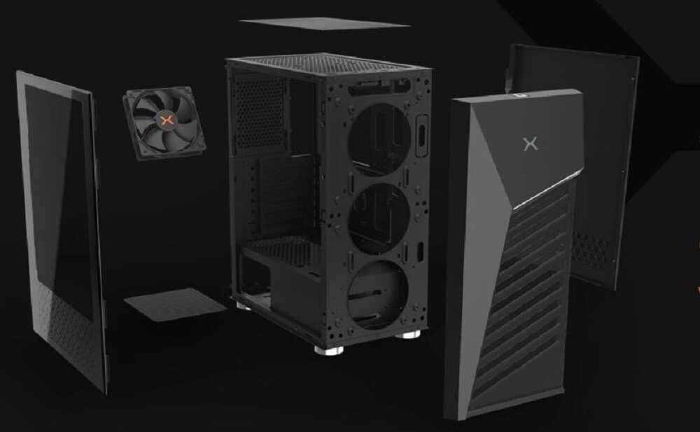 Obudowa PC KRUX Spike - Zestaw filtrów przeciwkurzowych 