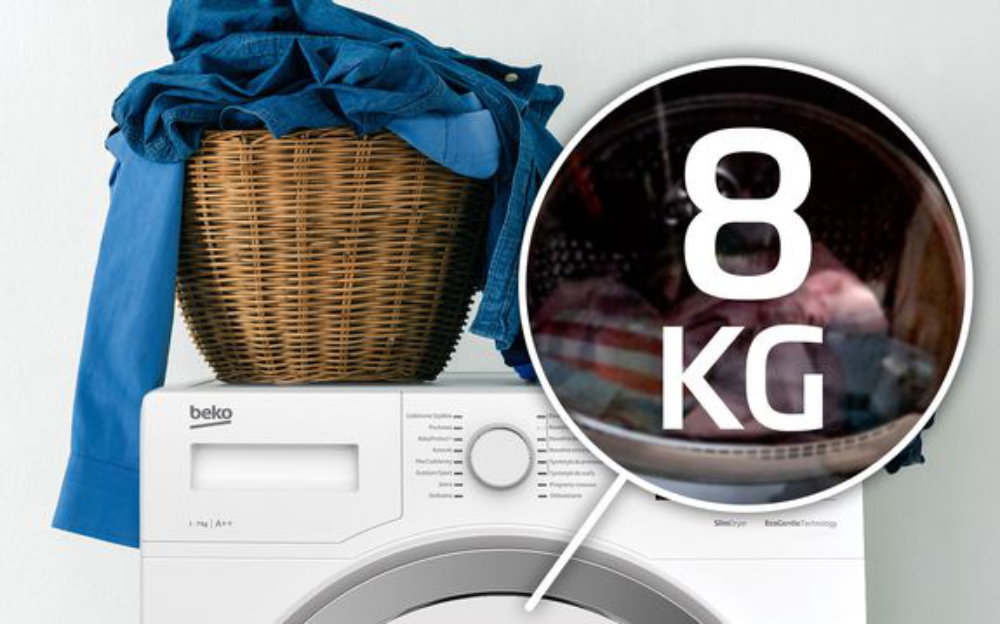 Suszarka BEKO PDH8544XW - Pojemność 8 kg