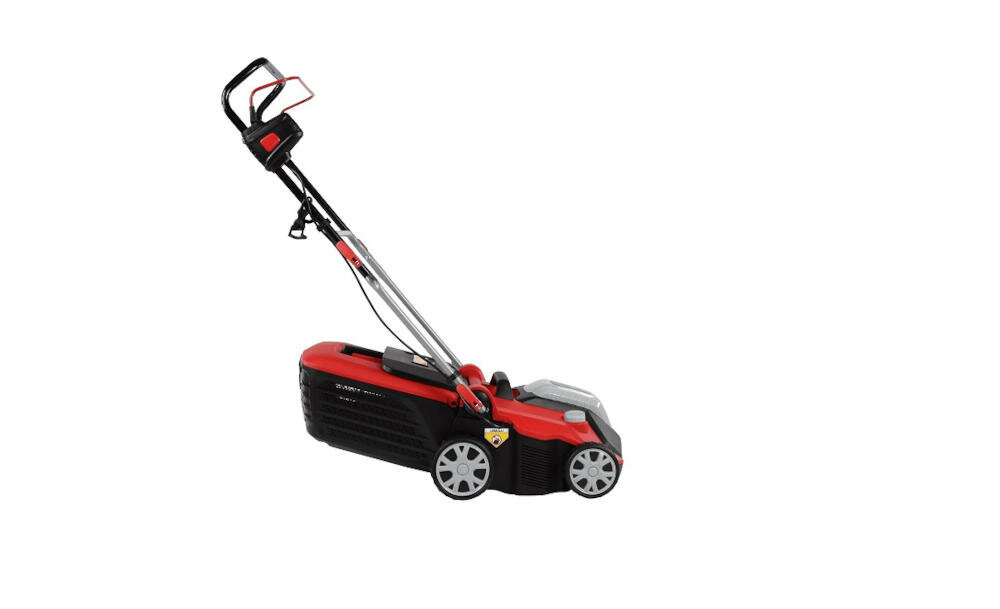 FAWORYT KCW1800 pielęgnacja wertykulator elektryczny aeracja wertykulacja trawnik silnik szerokość robocza regulacja głębokość wyczesywanie mech liście chwasty obróbka darnina