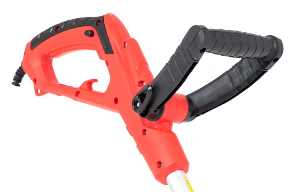 Podkaszarka elektryczna FAWORYT DP550 wygodny ergonomiczny uchwyt glowny rekojesc dodatkowa niska waga 2,3 kg