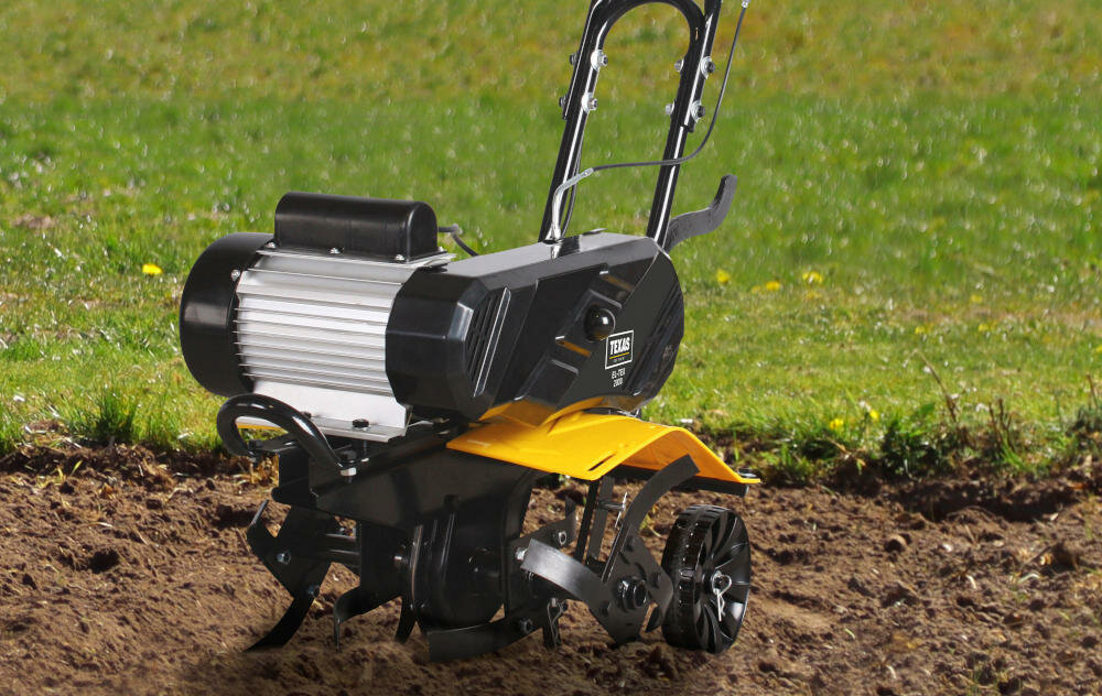 TEXAS El-Tex 2000 glebogryzarka grunt praca ogrodowa obrabianie gleba spulchnienie ziemia odchwaszczenie napowietrzenie
