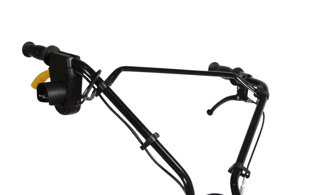 TEXAS El-Tex 2000 wygodny uchwyt sterowanie wyłącznik elektryczny blokada przycisk bezpieczeństwo metalowa obudowa przekładnia łańcuchowa regulacja głębokość kółka transportowe wygodne sterowanie