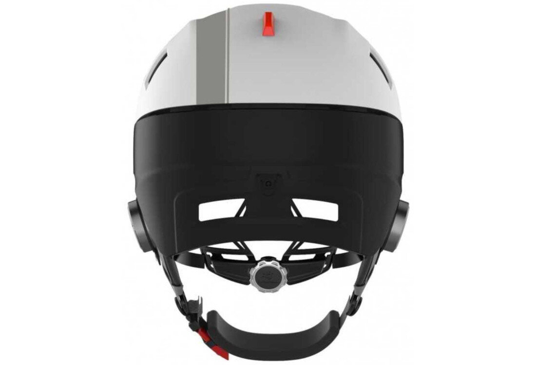 Kask narciarski LIVALL RS1 Biały (rozmiar L) Wydajna bateria i ładowanie do 16 godzin pracy tryb walkie-talkie akumulator port Micro-USB czas ładowania