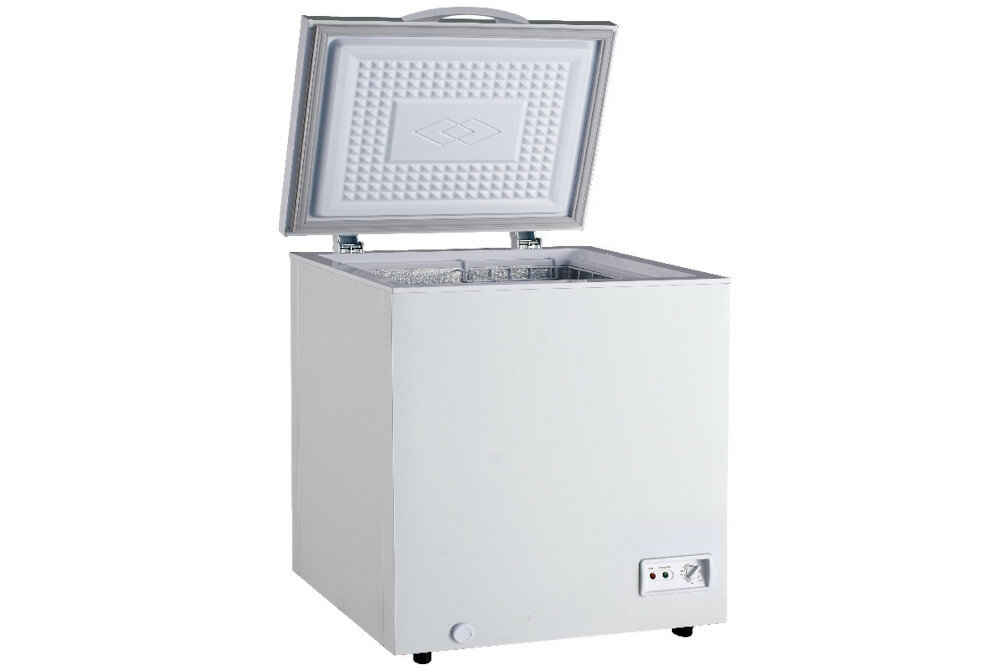 Zamrażarka FINLUX FR-CF150DA+W zamknięcie na klucz