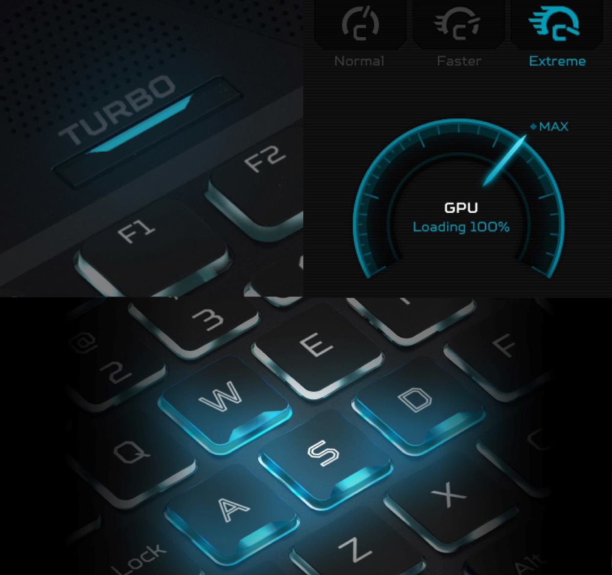 Laptop gamingowy ACER Predator Triton 500 - klawiatura