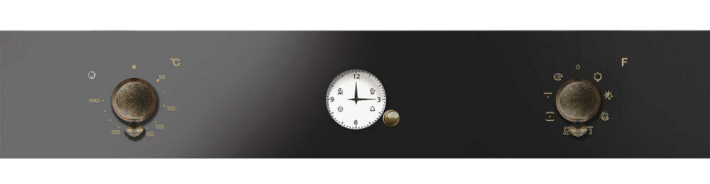 CANDY-FCR-824-GH-E piekarnik obsługa urządzenie funkcje pokrętła ustawienia elektrniczny zegar godzina prosta czynność