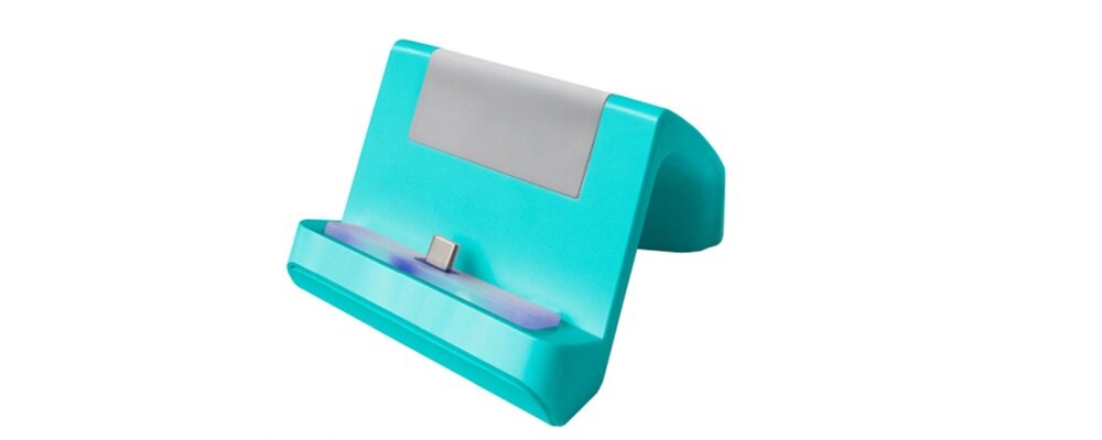 AKCESORIA KONS. NINTENDO SWITCH LITE MARIGAMES ŁADOWARKA PODSTAWKA TURKUSOWY