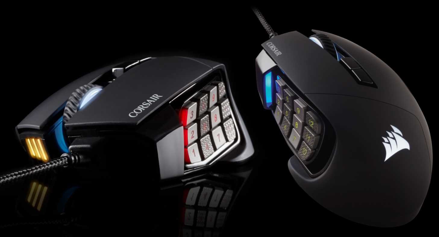 Mysz CORSAIR Scimitar RGB Elite Czarny - iCUE