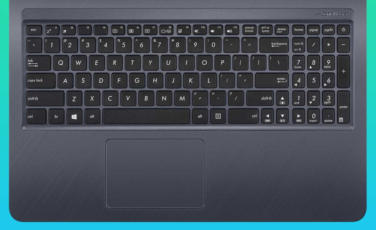 Laptop ASUS X543MA - Klawiatura