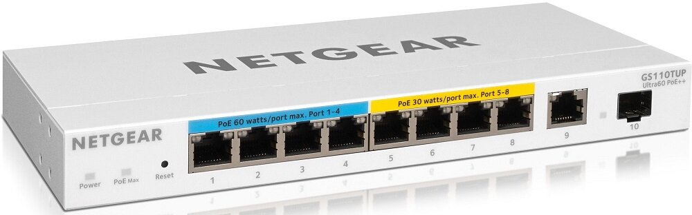 Switch NETGEAR GS110TUP-100EUS - Wyglad ogólny dla małych przedsiębiorstw