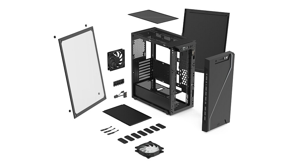 Obudowa SILENTIUM PC Armis AR6Q EVO TG ARGB opis