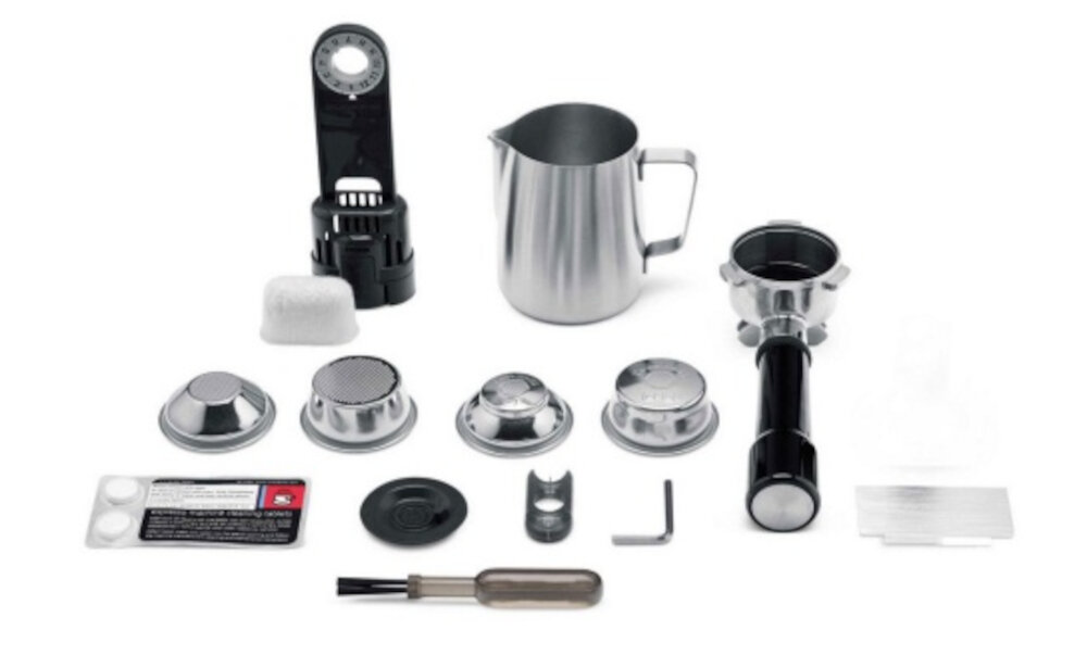 Ekspres SAGE BES810 zestaw akcesoria komplet wyposazenie