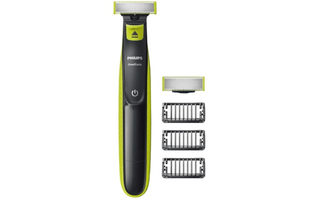 Golarka PHILIPS OneBlade QP2520/30 zestaw akcesoria komplet wyposazenie 3 nasadki do golenia ladowarka