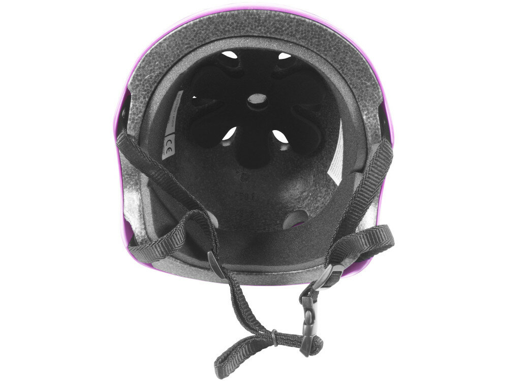 Kask VÖGEL VOK-650S Fioletowy dla Dzieci (Rozmiar S-M) + Zestaw ochraniaczy podwójną ściółka bezpieczeństwo idealne dopasowanie