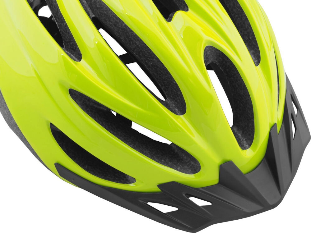 Kask rowerowy VÖGEL VKA-921GR Zielono-czarny MTB (rozmiar L) daszek wentylacja