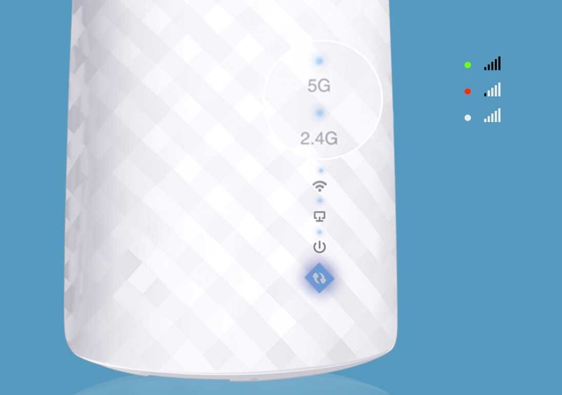 Wzmacniacz sieci TP-LINK TL-RE190 - dioda LED