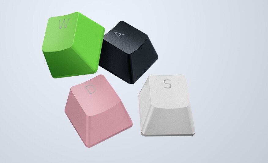 Klawisze RAZER PBT Keycap - wysoka jakość materiał