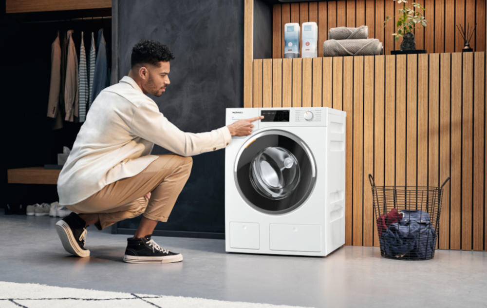 MIELE programowanie start czas program pranie wyświetlacz zakończenie