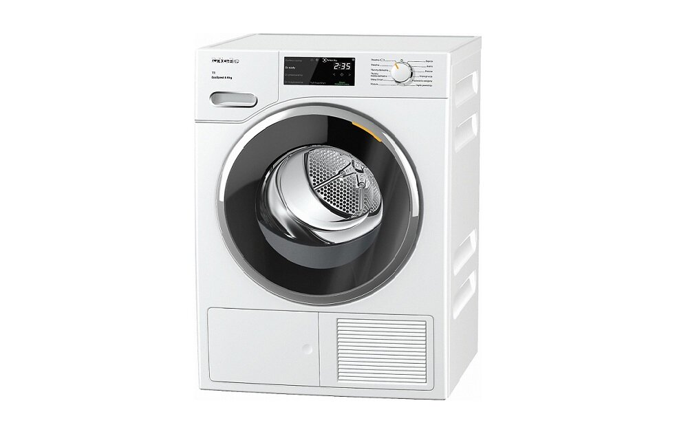 Suszarka MIELE TWF640 WP elektroniczny panel pokrętło bawełna wełna express wstępne pranie