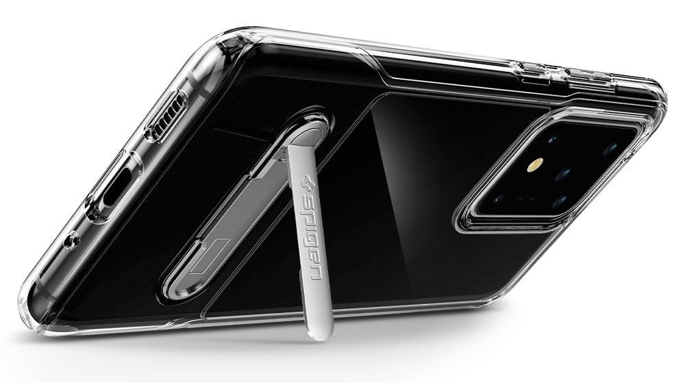 Etui SPIGEN Slim Armor Essential S do Samsung Galaxy S20 podpórka