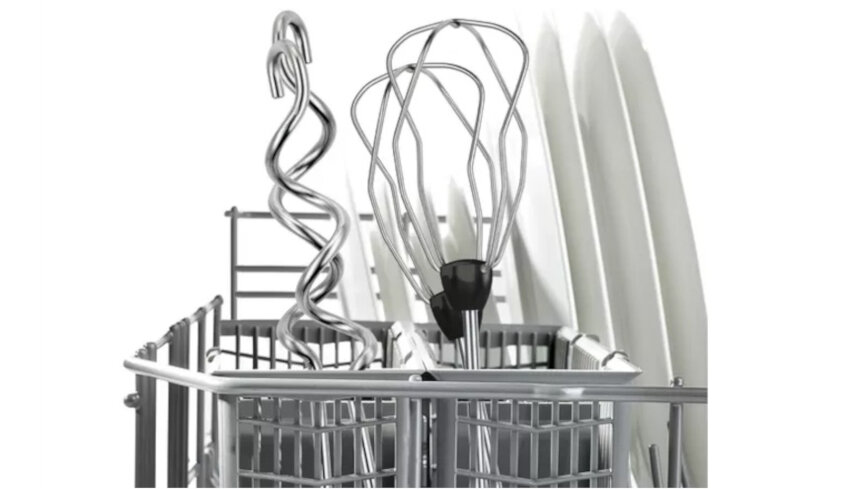 Mikser BOSCH MFQ2520B czyczenie przycisk ulatwiajacy wyjmowanie mieszakel zmiana akcesorii przycisk wymiana mieszadel akcesoria czysczenie